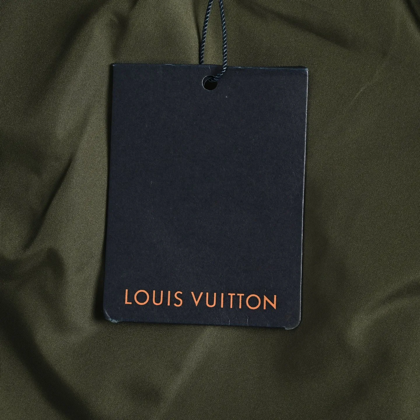 Louis Vuitton/Louis Vuitton olive green all-over printed old flower satin baseball jacket